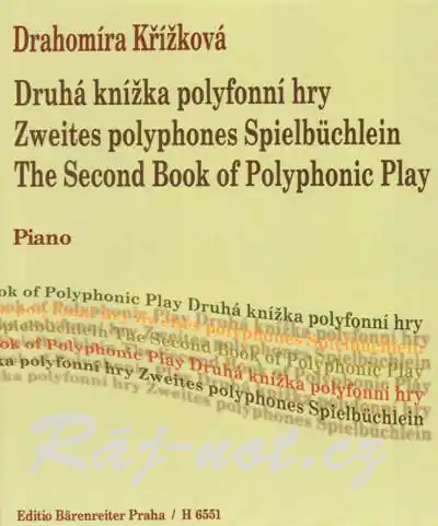 Finální Výprodej Druhá knížka polyfonní hry - Drahomíra Křížková