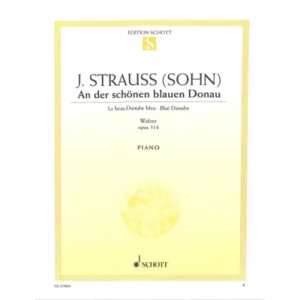 Koupit Online Blue Danube - Waltz, op. 314 - Na modrém Dunaji pro klavír