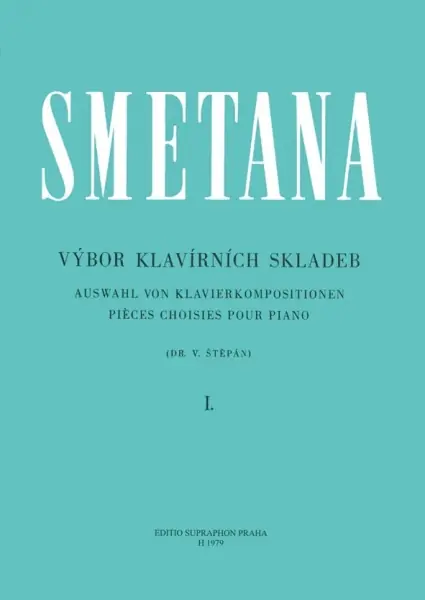 Výhodná Nabídka Výbor klavírních skladeb I - 12 skladeb od Bedřicha Smetany