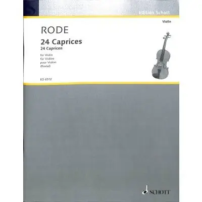 Nízká Cena 24 Caprices etudy pro housle od Jacques Pierre Joseph Rodes - housle