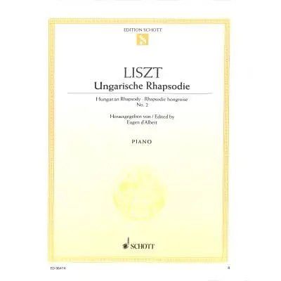 Jen Po Omezenou Doba Hungarian Rhapsody No. 2 C sharp Minor - Uherská Rapsodie pro klavír