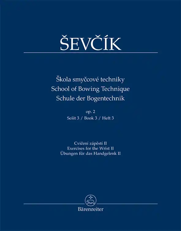 Originální Škola smyčcové techniky op. 2, sešit 3 - Otakar Ševčík