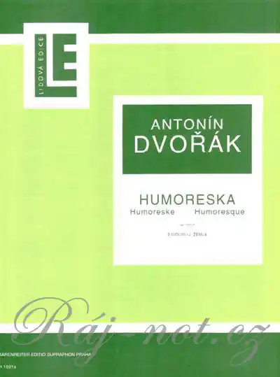 Humoreska G dur op. 101 č. 7 - Antonín Dvořák, pro dvoje housle Vysoce Kvalitní
