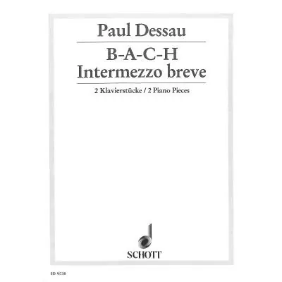 Akce B-A-C-H - Intermezzo breve pro klavír od Paul Dessau