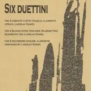 6 duettin pro dvě zobcové flétny (nebo 2 housle nebo 2 klarinety) - František Vincenc Kramář-Krommer Cenově Výhodný