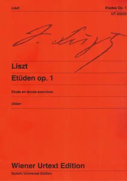 12 Studies op. 1 - 12 Etud pro klavír op. 1 Jen Po Omezenou Doba