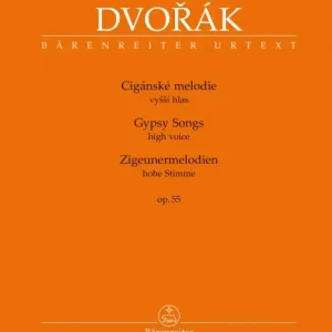 Akční Cena Cigánské melodie op. 55 (soprán/tenor) - Antonín Dvořák