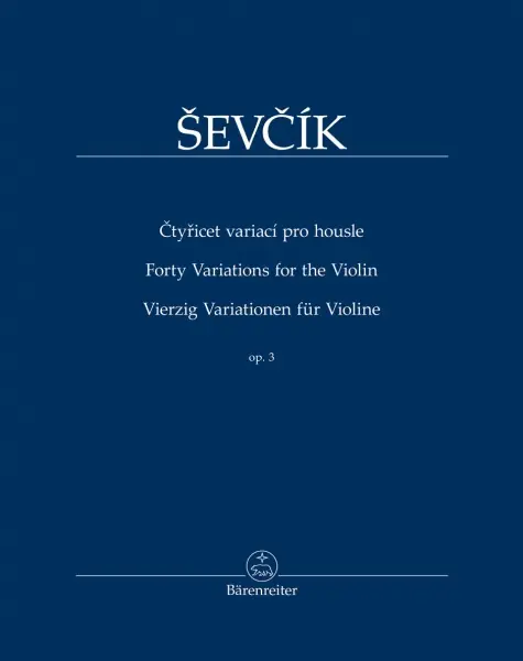 Akční Cena Čtyřicet variací pro housle op. 3 - Otakar Ševčík