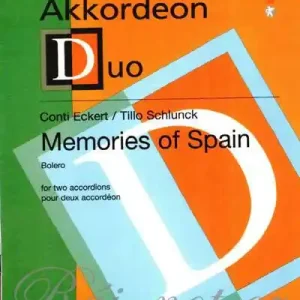 Ihned K Objednání Memories of Spain - Bolero pro 1/2 akordeony