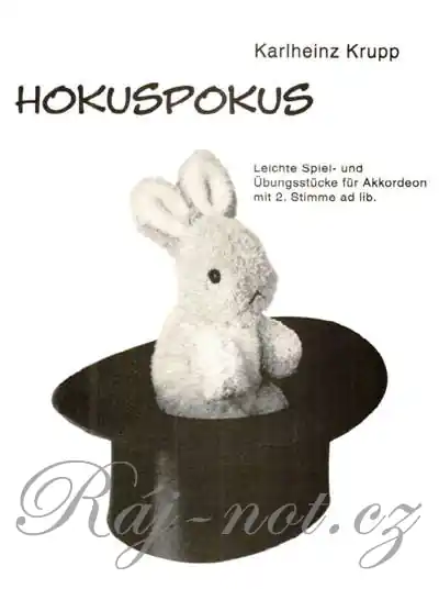 Hokuspokus jednoduché skladby pro akordeon Ihned K Objednání