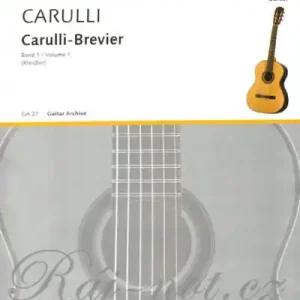 Carulli-Brevier Vol. 1 - jednoduché úpravě pro kytaru Cenový Hit