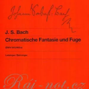 Chromatická fantazie BWV 903, 903A pro klavír Objednat Nyní