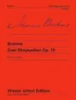 Vysoce Kvalitní Dvě rapsodie op. 79 pro klavír od Johannes Brahms