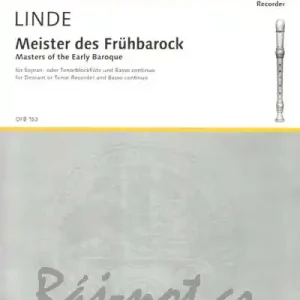 Akce Masters of the Early Baroque - mistři raného baroka prosoprán- nebo tenorová zobcová flétna a klavír