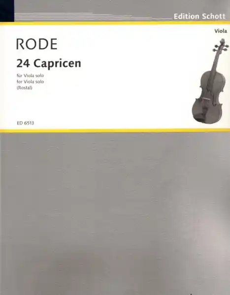 24 Caprices pro violu Jacques Pierre Rode Speciální Cena