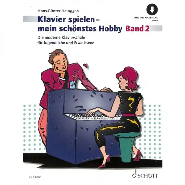 Klavierspielen 2 - učebnice hry na klavír Levný