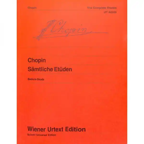 Complete Studies op. 10 + 25 - pro klavír od Frédéric Chopin Oblíbený