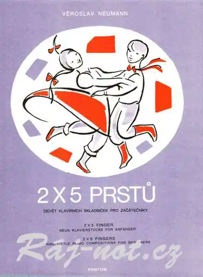 Hit Sezóny 2 x pět prstů skladby pro klavír - Věroslav Neumann