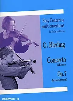 Concerto In E Minor pro housle a klavír od Oskar Rieding Cenový Hit