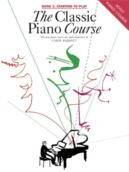 The Classic Piano Course Book 1 Starting To Play - škola hry na klavír Expresní Doručení