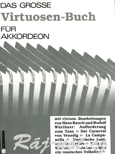 Tovární Cena Das große Virtuosen-Buch - přednesové skladby pro hráče na akordeon