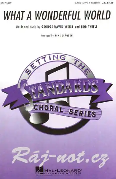 WHAT A WONDERFUL WORLD / SATB* a cappella Autentický