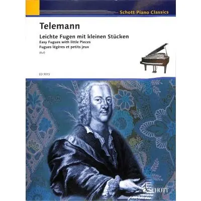 Top Prodej Snadné fugy a skladby pro klavír od Georg Philipp Telemann