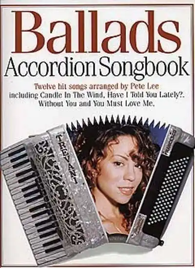 Accordion Songbook Ballads noty na akordeon Zlevněný