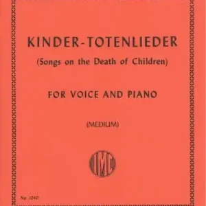 Výhodná Nabídka KINDER-TOTENLIEDER / zpěv + klavír
