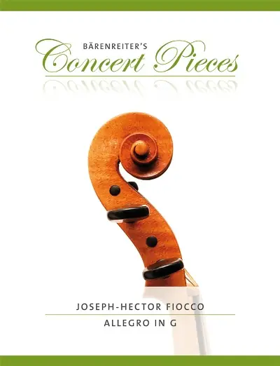 Finální Výprodej Allegro pro housle a klavír G major - Fiocco, Joseph-Hector