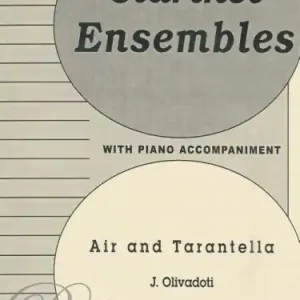 AIR AND TARANTELLA clarinet trio with piano acc. / trio pro klarinet + klavír Nejprodávanější