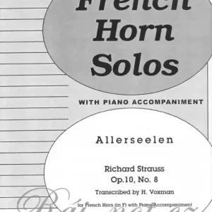 Nová Kolekce ALLERSEELEN - Richard Strauss - lesní roh (f horn) a klavír