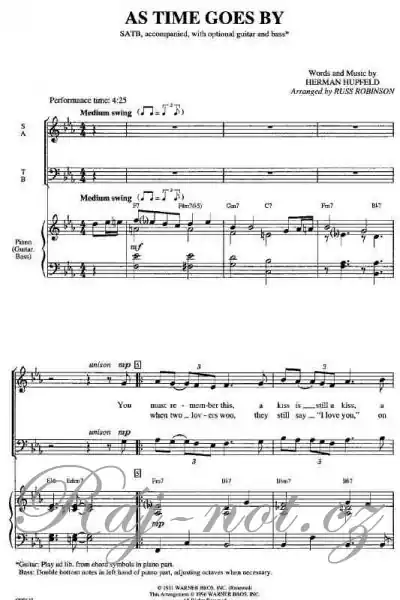 AS TIME GOES BY / SATB Finální Výprodej