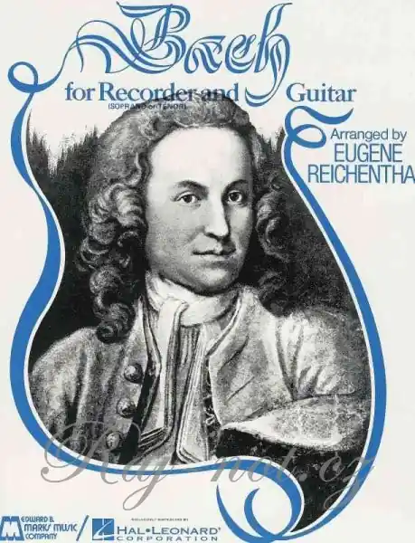Rychlé Dodání Bach for Soprano or Tenor Recorder and Guitar - zobcová flétna a kytara