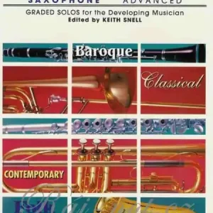 Výhodná Nabídka BELWIN MASTER SOLOS ADVANCED ALT SAX / altový saxofon - klavírní doprovod