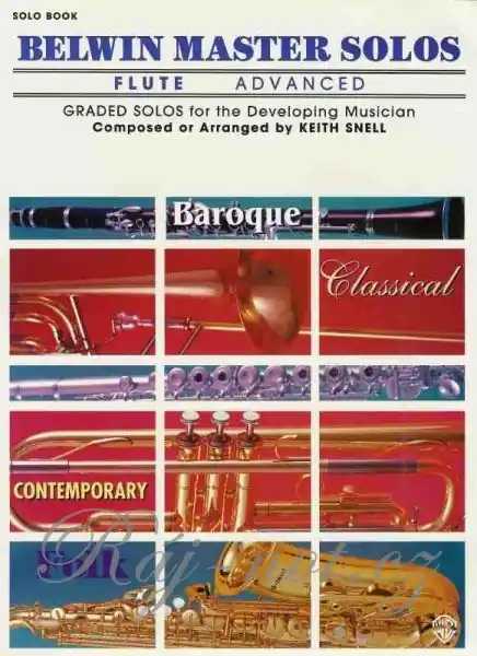 Kup Teď BELWIN MASTER SOLOS ADVANCED FLUTE / příčná flétna - sólový sešit