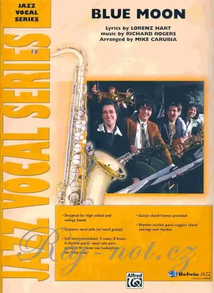 Bezpečná Platba BLUE MOON - Vocal Solo with Jazz Ensemble / partitura + party