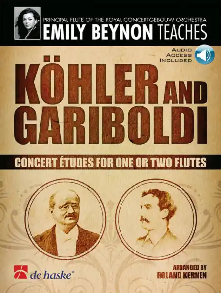 Autentický Emily Beynon Teaches Kuhler and Gariboldi - koncertní etudy pro jednu nebo dvě flétny