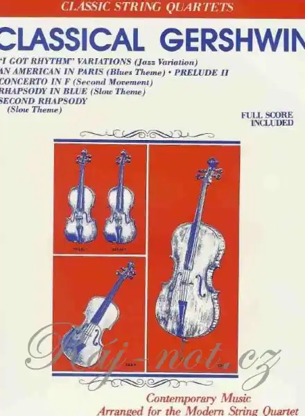 Odeslání Ihned Classical Gershwin - smyčcový kvartet