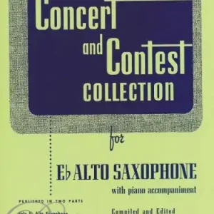 Akční Nabídka CONCERT & CONTEST COLLECTIONS for Alto Sax - klavírní doprovod