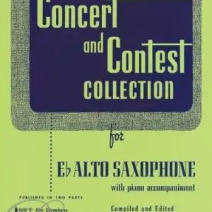 Vysoce Kvalitní CONCERT & CONTEST COLLECTIONS for Alto Sax - solový sešit