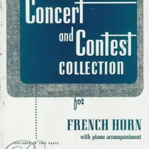 Omezená Nabídka CONCERT & CONTEST COLLECTIONS for F Horn - klavírní doprovod