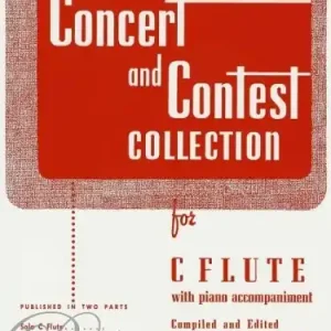 CONCERT & CONTEST COLLECTIONS for Flute - klavírní doprovod Akční Cena