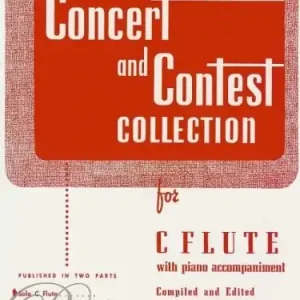 CONCERT & CONTEST COLLECTIONS for Flute - solový sešit Akční Cena