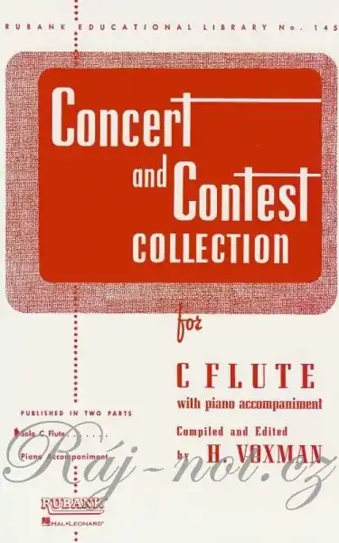 CONCERT & CONTEST COLLECTIONS for Flute - solový sešit Akční Cena