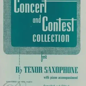CONCERT & CONTEST COLLECTIONS for Tenor sax - klavírní doprovod Finální Výprodej