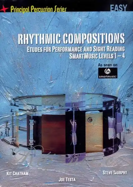Vysoce Kvalitní RHYTHMIC COMPOSITIONS - EASY (levels 1-4) - etudy pro malý buben pro vystoupení a čtení not
