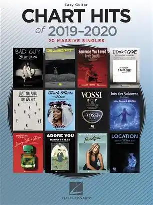 Levný Chart Hits of 2019-2020 v jednoduché úpravě pro kytaru