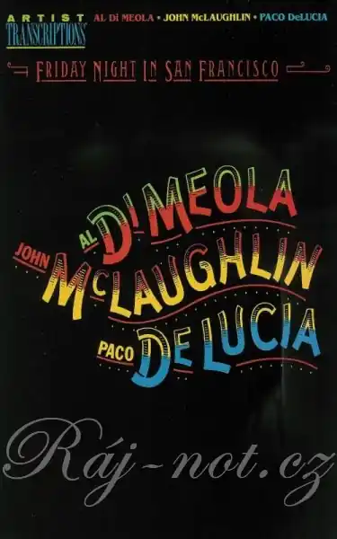 Odeslání Ihned Al Di Meola, John McLaughlin, And Paco DeLuci - 5 sólových skladeb pro kytaru
