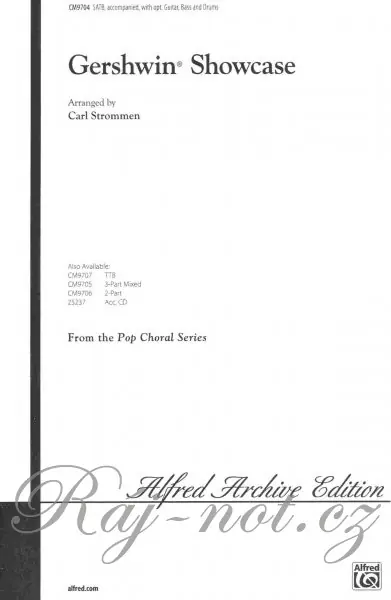 Objednat Nyní GERSHWIN SHOWCASE / SATB